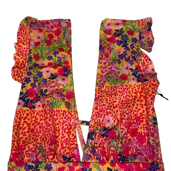 LAST DAY NWT FP Roopa Pemmaraju Beth Richard’s Sophia OnePiece Purple Garden - Picture 6 of 12